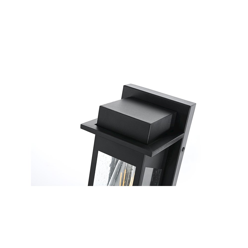 Dunton 7 inch Outdoor Pendant in Black