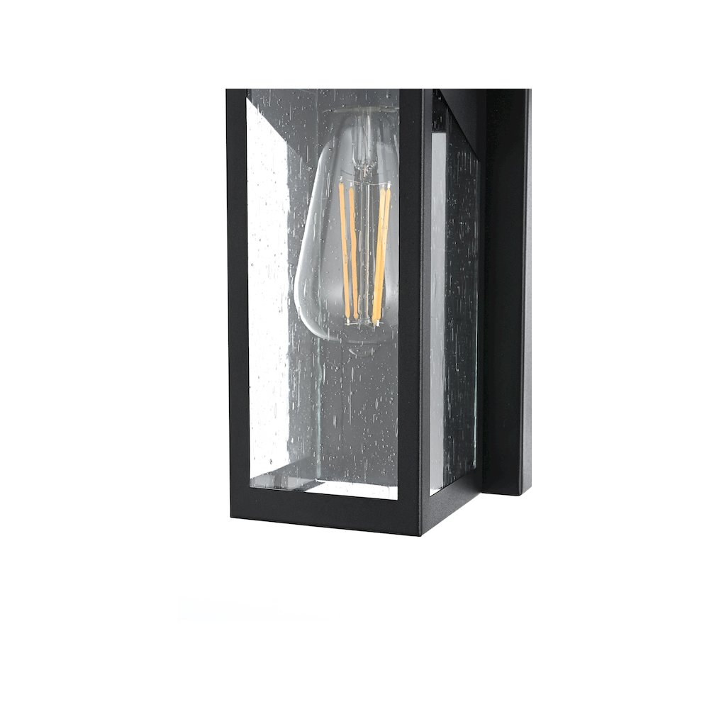 Dunton 7 inch Outdoor Pendant in Black