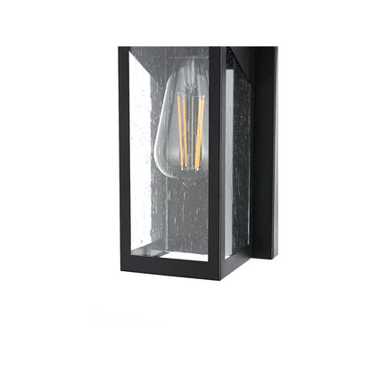Dunton 7 inch Outdoor Pendant in Black
