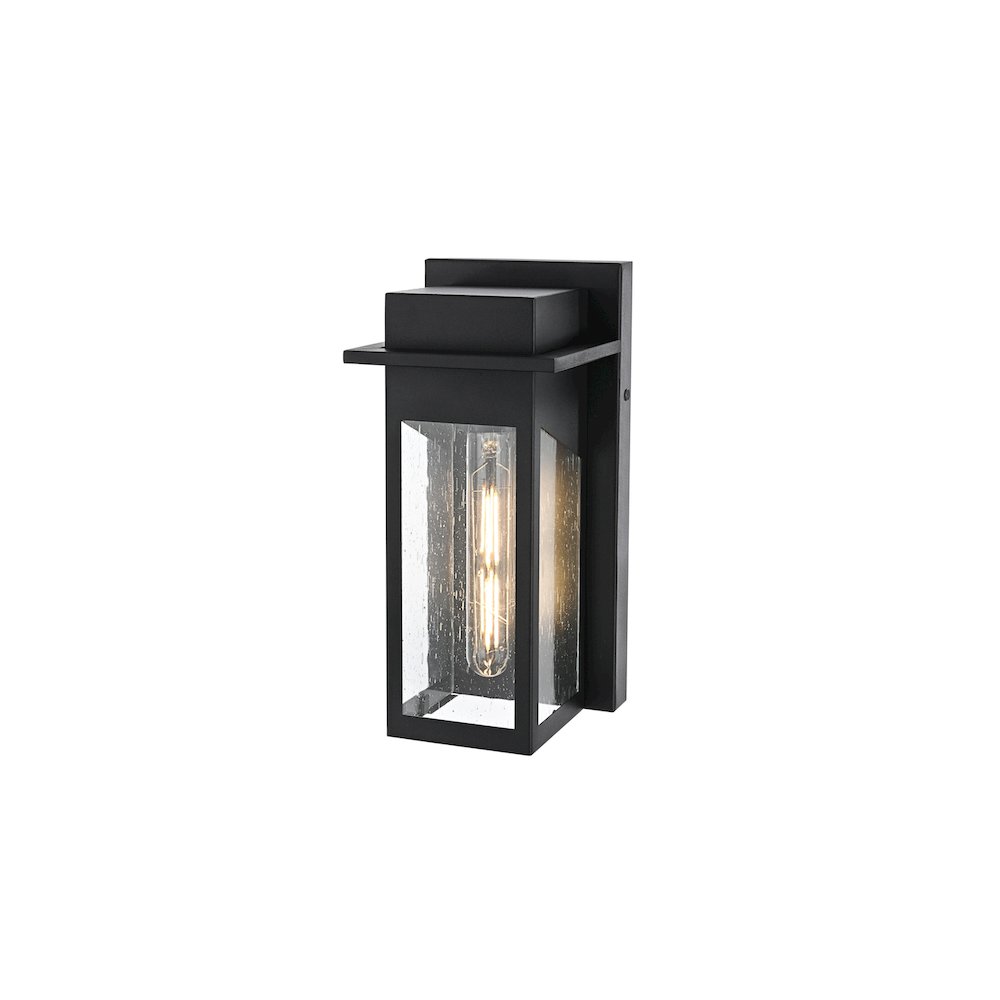 Dunton 7 inch Outdoor Pendant in Black