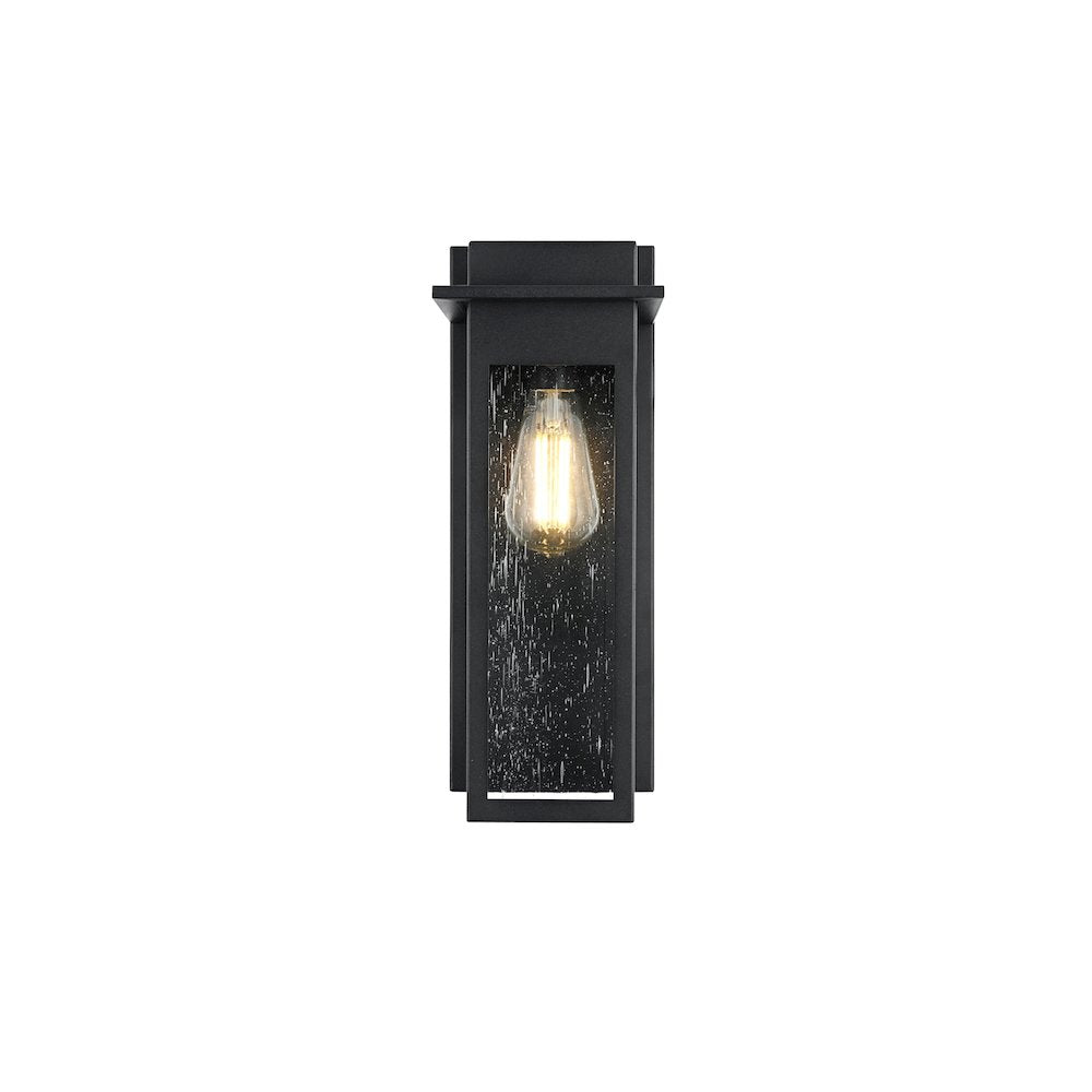 Dunton 7 inch Outdoor Pendant in Black