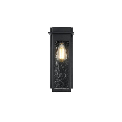 Dunton 7 inch Outdoor Pendant in Black