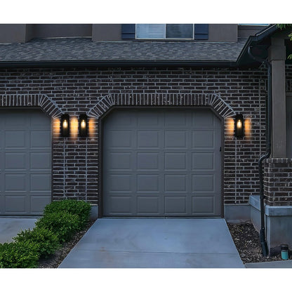 Dunton 7 inch Outdoor Pendant in Black
