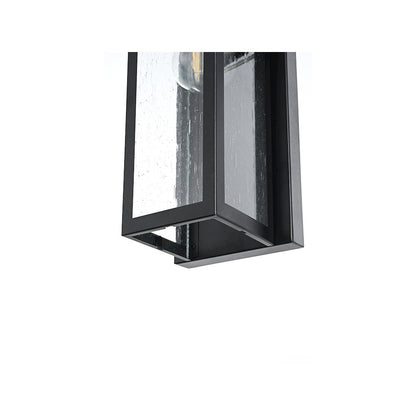 Dunton 7 inch Outdoor Pendant in Black