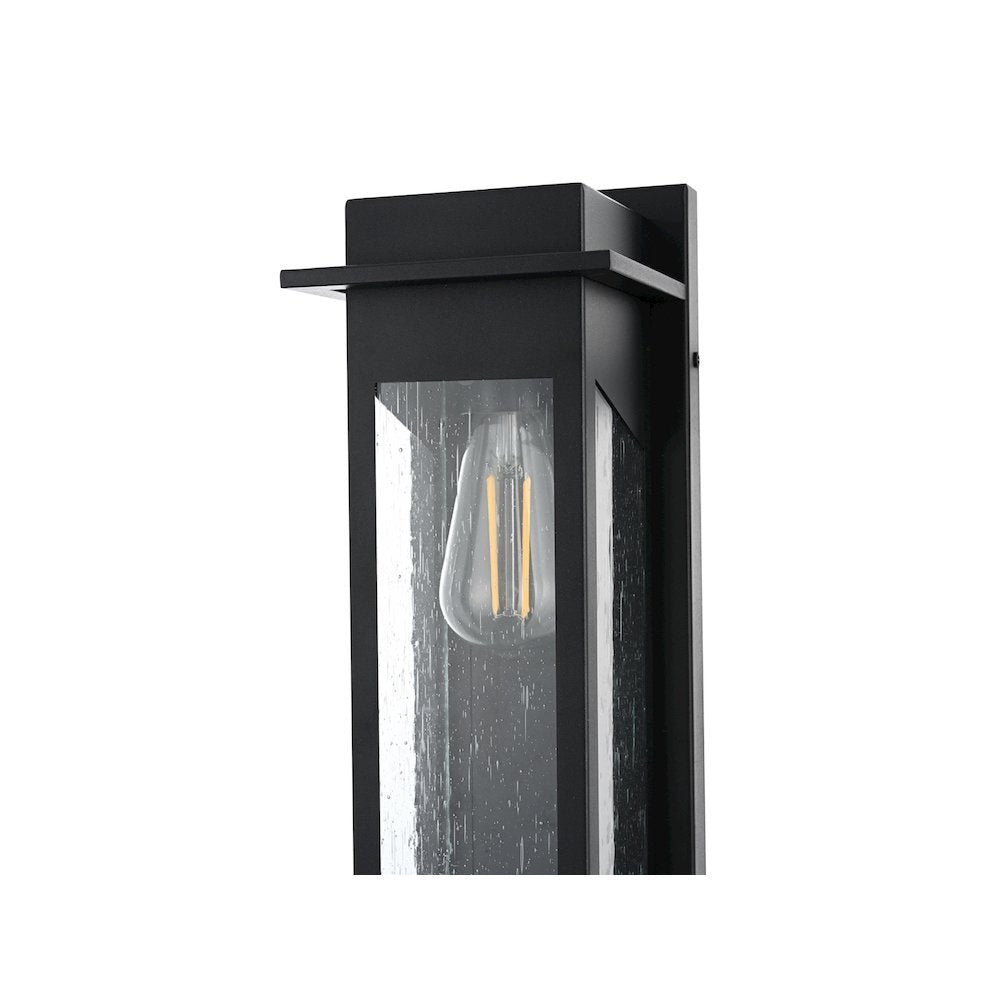 Dunton 7 inch Outdoor Pendant in Black