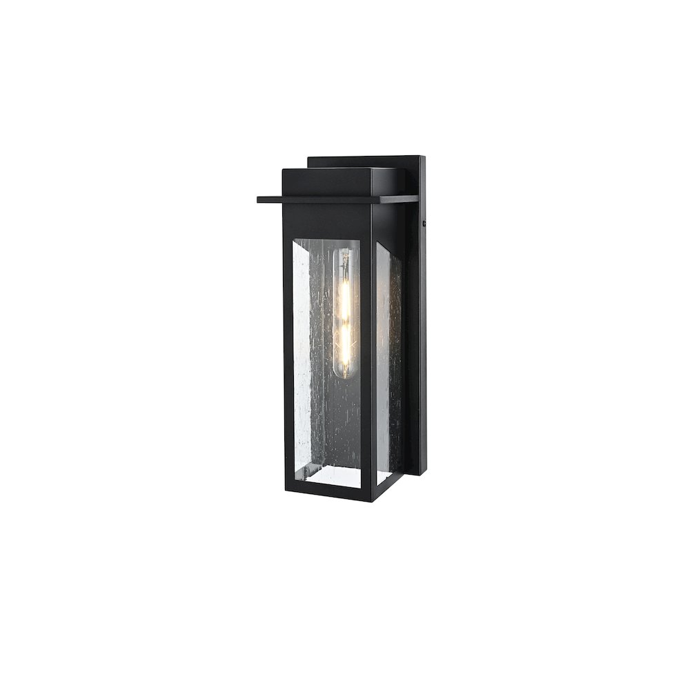 Dunton 7 inch Outdoor Pendant in Black