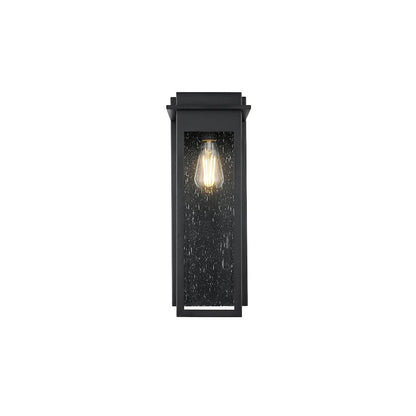 Dunton 7 inch Outdoor Pendant in Black