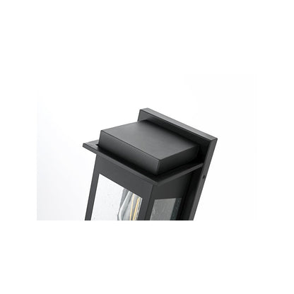 Dunton 7 inch Outdoor Pendant in Black