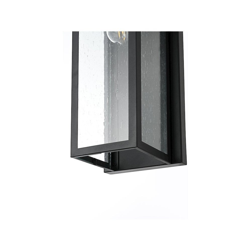 Dunton 7 inch Outdoor Pendant in Black
