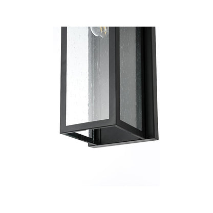 Dunton 7 inch Outdoor Pendant in Black