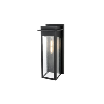 Dunton 7 inch Outdoor Pendant in Black