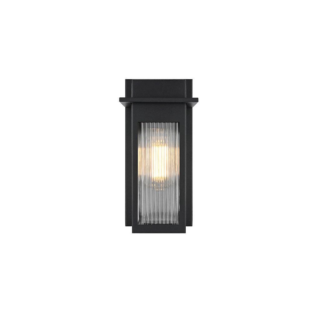 Fletcher 7 inch Outdoor Pendant in Black