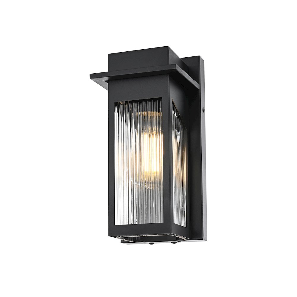 Fletcher 7 inch Outdoor Pendant in Black