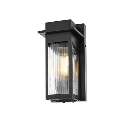 Fletcher 7 inch Outdoor Pendant in Black