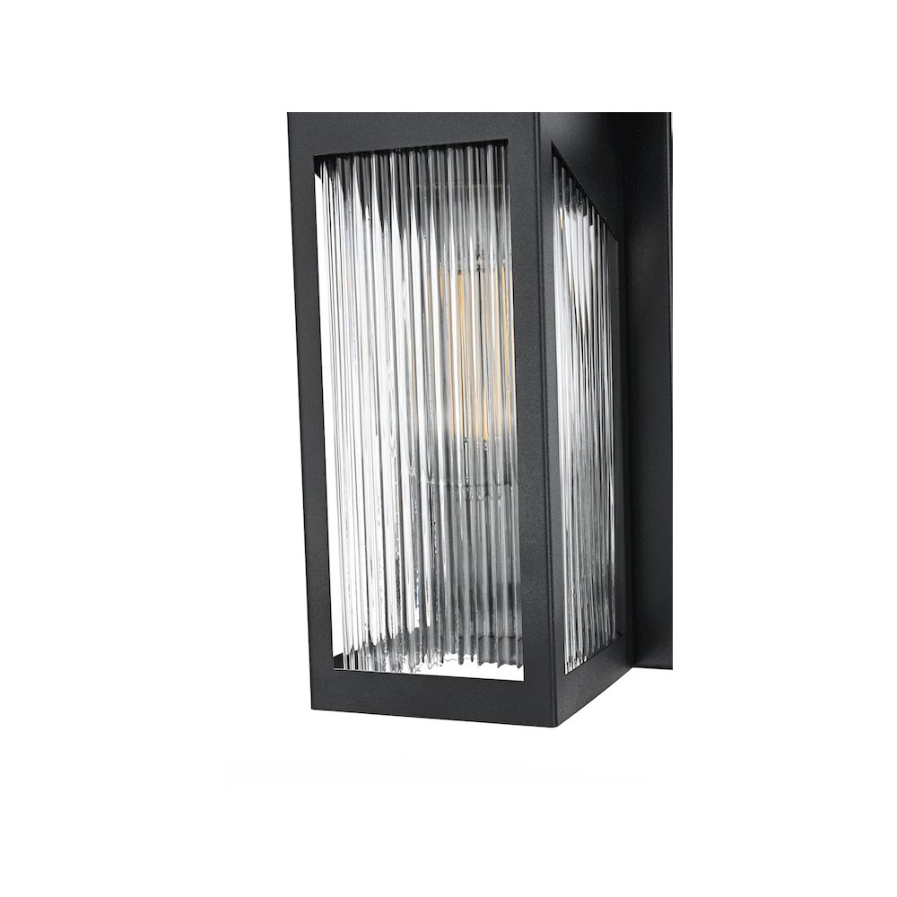 Fletcher 7 inch Outdoor Pendant in Black