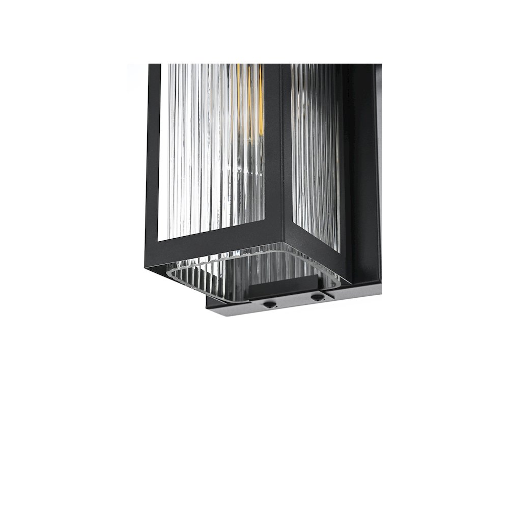 Fletcher 7 inch Outdoor Pendant in Black