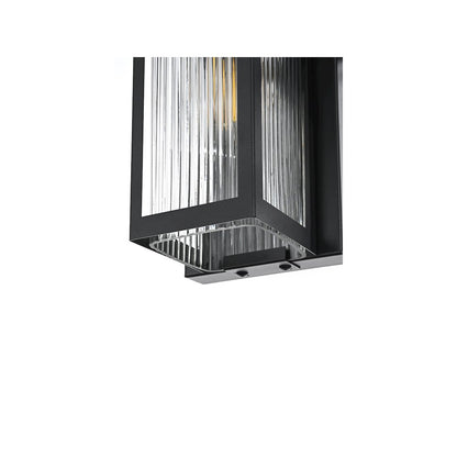 Fletcher 7 inch Outdoor Pendant in Black