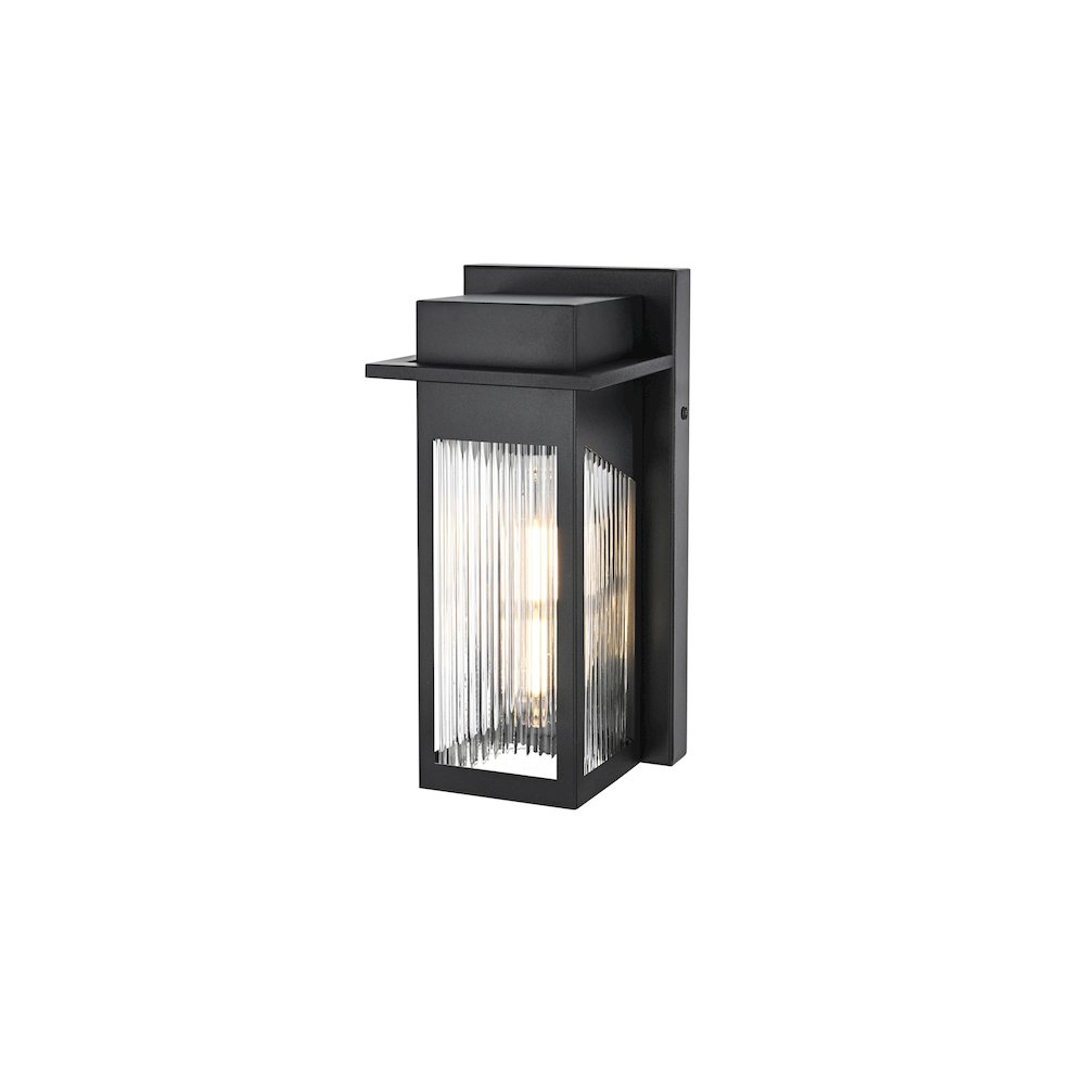 Fletcher 7 inch Outdoor Pendant in Black