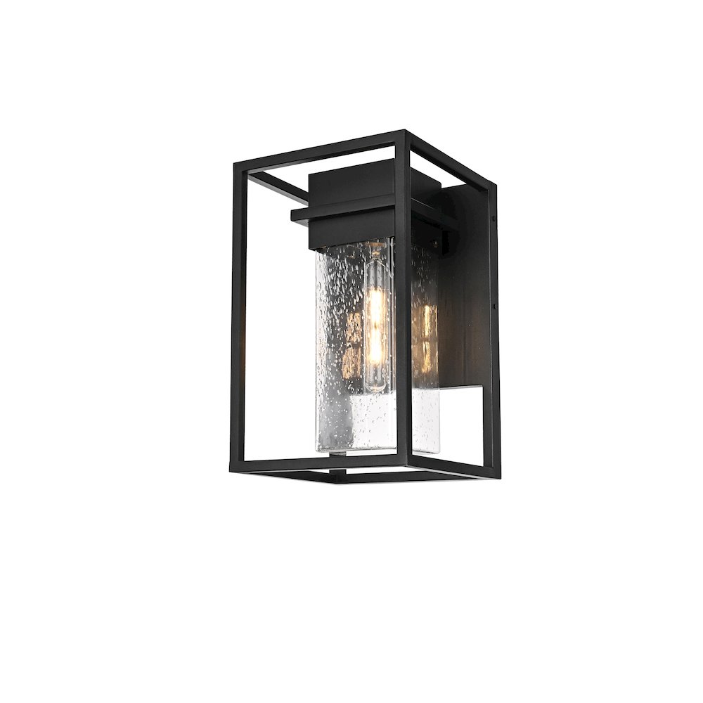Morse 10 Inch Outdoor Wall Sconce In Black