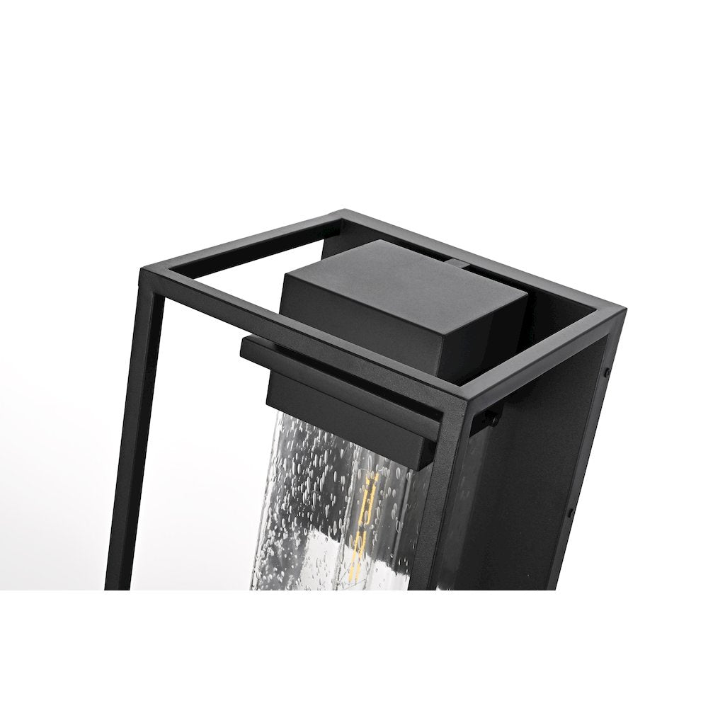 Morse 10 Inch Outdoor Wall Sconce In Black