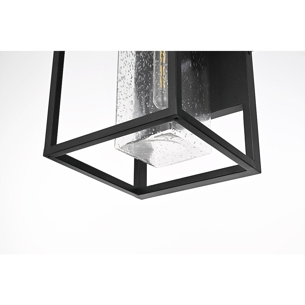 Morse 10 Inch Outdoor Wall Sconce In Black
