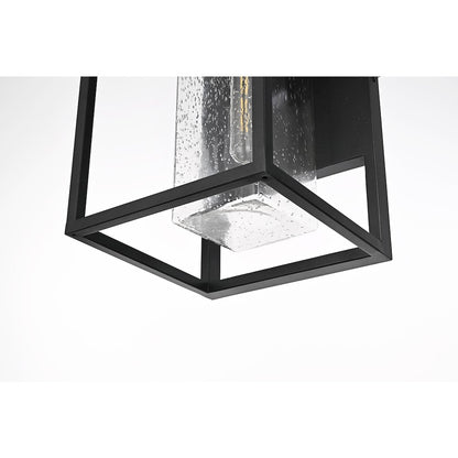 Morse 10 Inch Outdoor Wall Sconce In Black