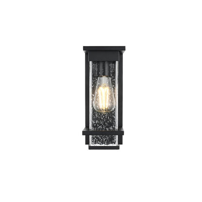 Harper 7 inch Outdoor Pendant in Black
