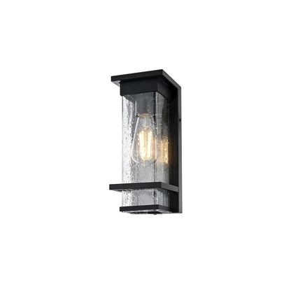 Harper 7 inch Outdoor Pendant in Black
