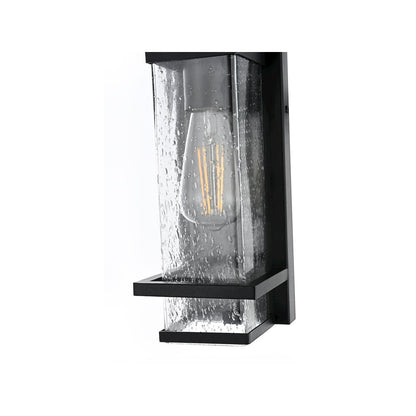 Harper 7 inch Outdoor Pendant in Black