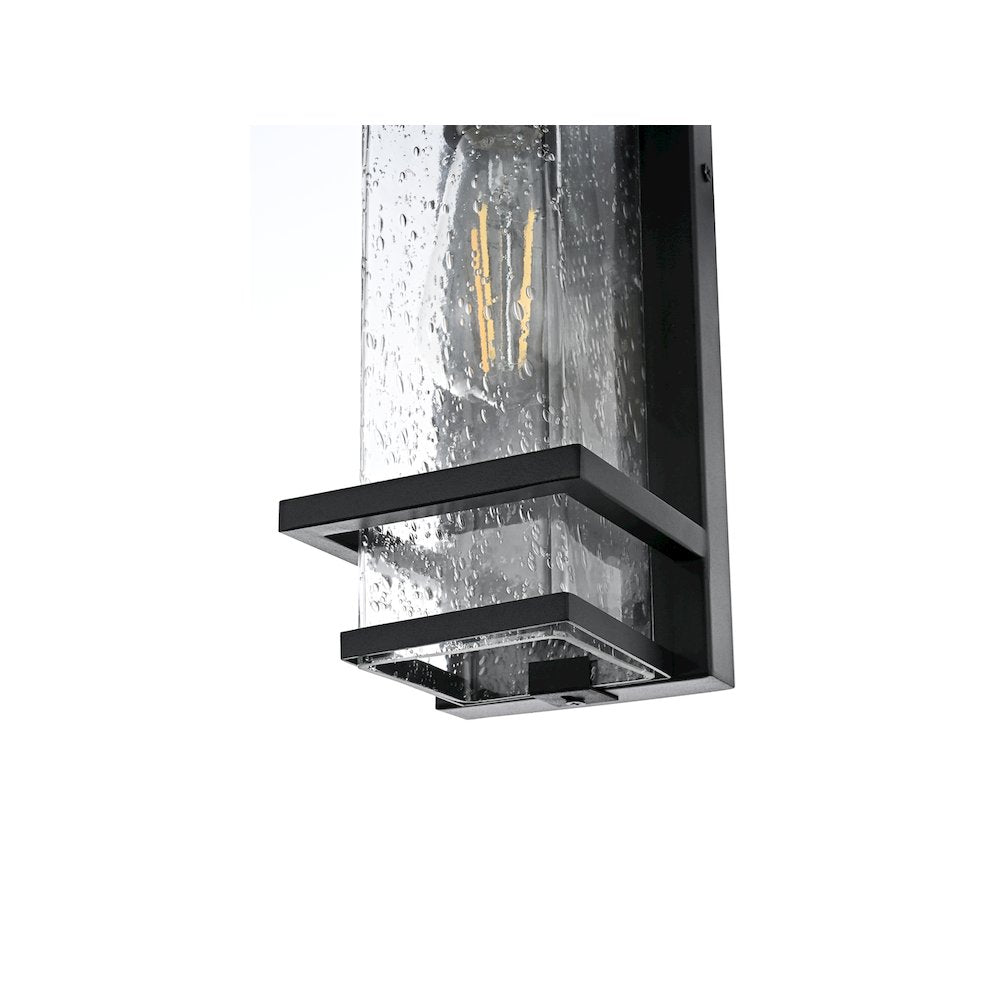 Harper 7 inch Outdoor Pendant in Black