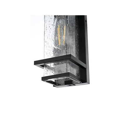 Harper 7 inch Outdoor Pendant in Black