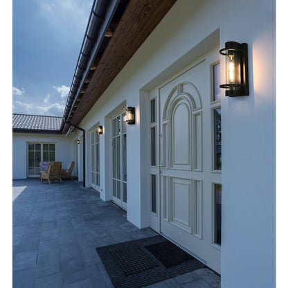 Parrish 7 inch Outdoor Pendant in Black