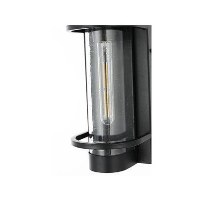 Parrish 7 inch Outdoor Pendant in Black