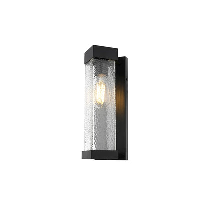 Swain 7 inch Outdoor Pendant in Black