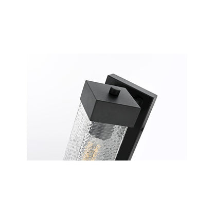 Swain 7 inch Outdoor Pendant in Black