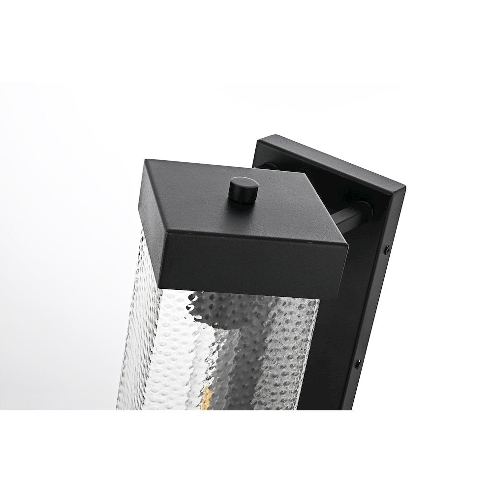 Swain 6.5 Inch Outdoor Wall Sconce In Black
