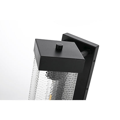 Swain 6.5 Inch Outdoor Wall Sconce In Black