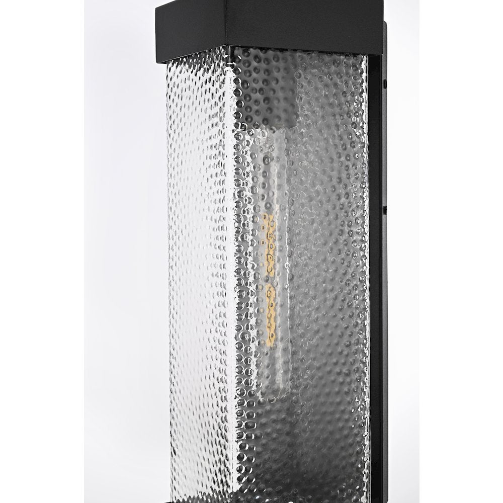 Swain 6.5 Inch Outdoor Wall Sconce In Black