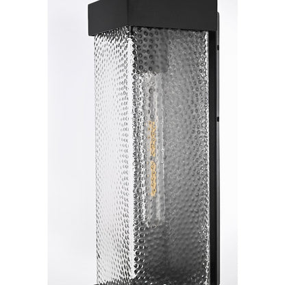 Swain 6.5 Inch Outdoor Wall Sconce In Black