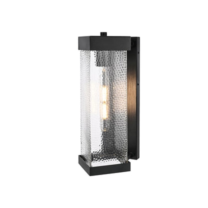 Swain 6.5 Inch Outdoor Wall Sconce In Black