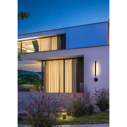 Odin 5 Inch Outdoor Wall Sconce In Black