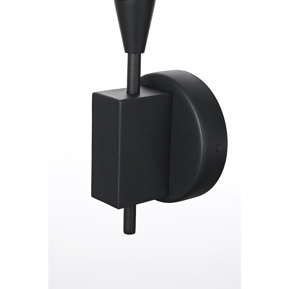 Odin 5 Inch Outdoor Wall Sconce In Black