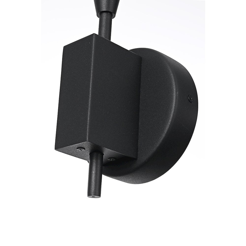 Odin 5 Inch Outdoor Wall Sconce In Black