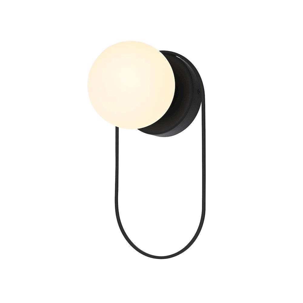 Silas 6 Inch Outdoor Wall Sconce In Black