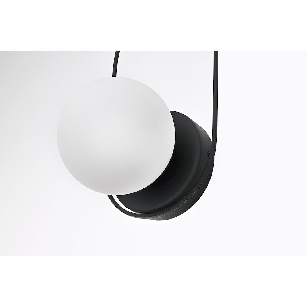 Silas 6 Inch Outdoor Wall Sconce In Black