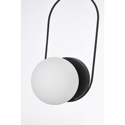 Silas 6 Inch Outdoor Wall Sconce In Black