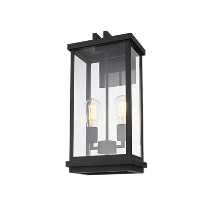 Theodore 9 Inch Outdoor Wall Sconce In Black