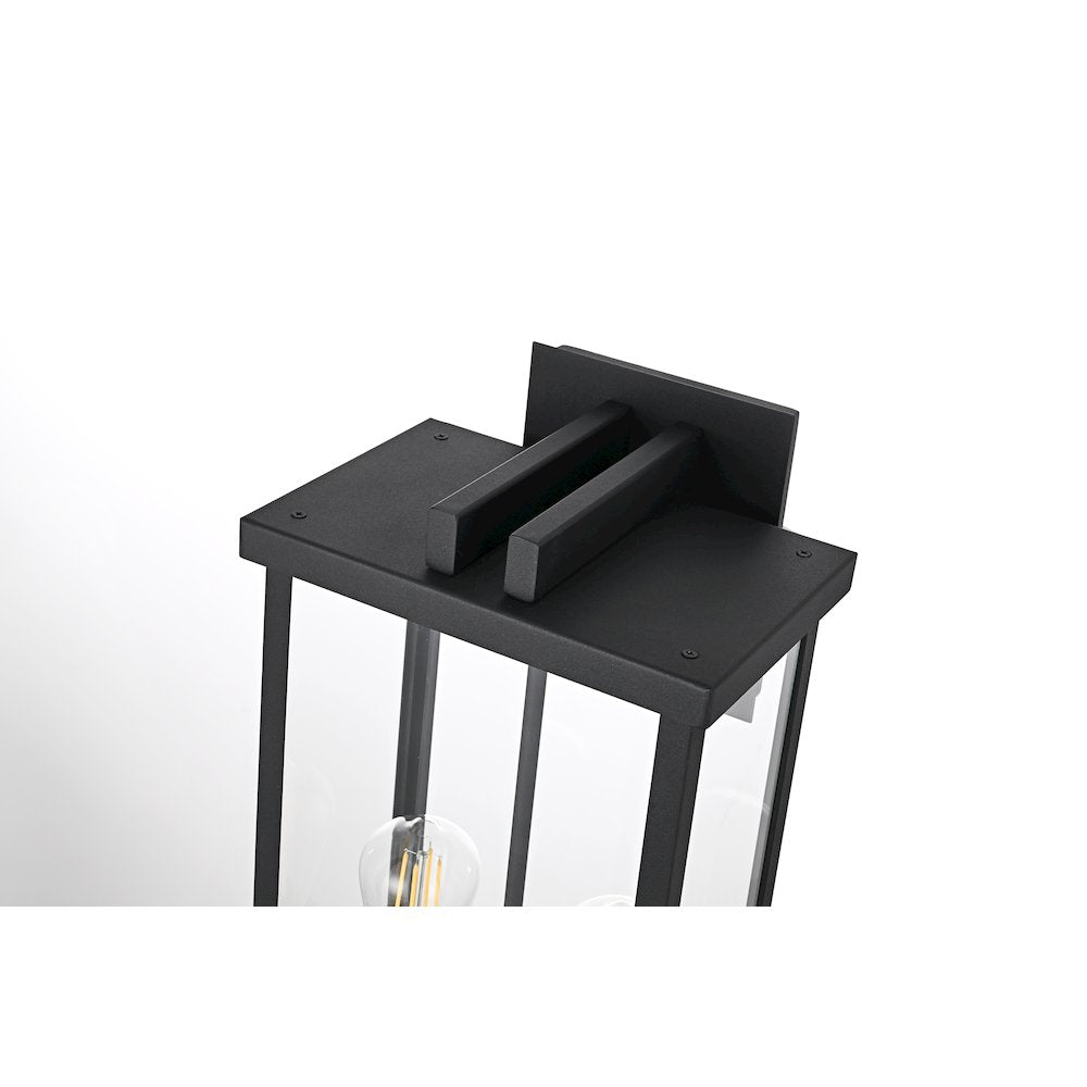Theodore 9 Inch Outdoor Wall Sconce In Black