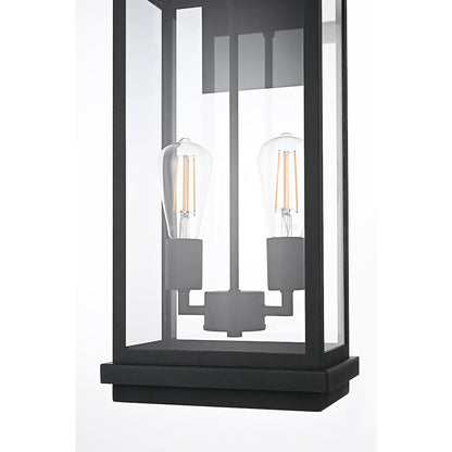 Theodore 9 Inch Outdoor Wall Sconce In Black