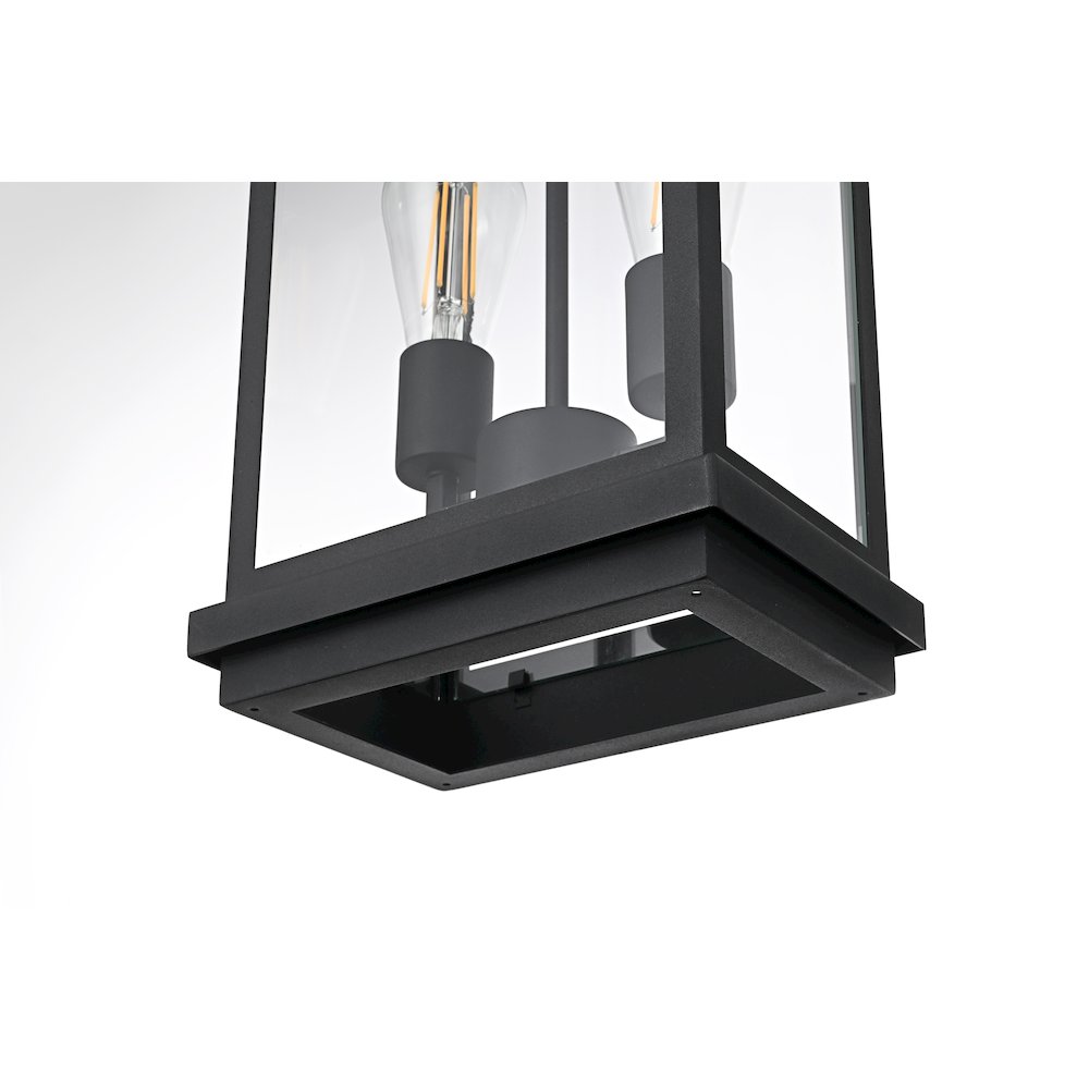 Theodore 9 Inch Outdoor Wall Sconce In Black